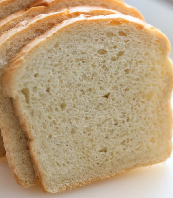 Sliced white sandwich bread